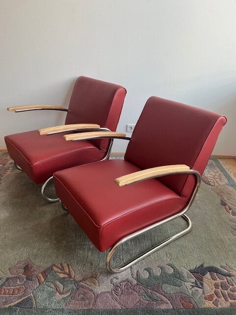 Hynek Gottwald cantilever armchair EK34 Pair.1 - main view